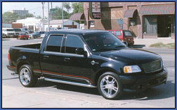 truck with tinted windows